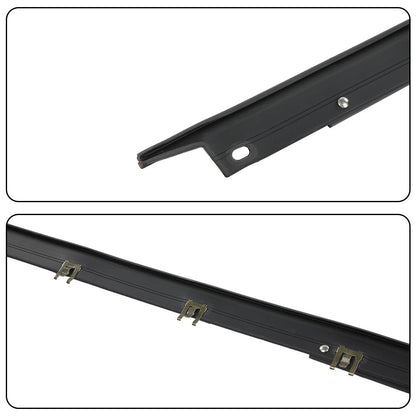 G-PLUS Window Felt Sweeps Weatherstrip Pair w/Rivets Belt Outer Compatible with Chevy Corvette C4 (Coupe and Convertible) 1984-1996