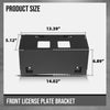 G-PLUS Front License Plate Bracket Compatible with Nissan Frontier 2022-2024 96210-9BU0A, 96210-9BU0A Black