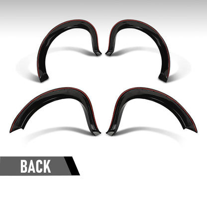 G-PLUS 4PCS Fender Flares Compatible with Ford F250 F350 Super Duty 2011-2016, Left & Right Wheel Trim Opening Molding, Factory Style