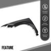 G-PLUS Front Driver Left Side Fender Black