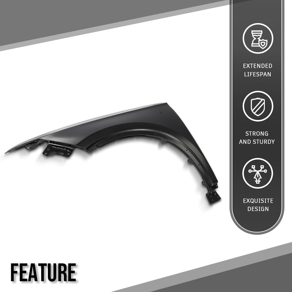 G-PLUS Front Driver Left Side Fender Black