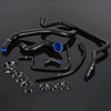 6PCS Silicone Radiator Water Hose Kit Clamps 1986-1988 Replacement for PORSCHE 944 NON TURBO Black