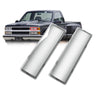 G-PLUS Front Headlight Lenses Cover Compatible with 1994-1998 C10 C/K Tahoe Suburban Silverado,Left & Right Side Replacement Pair (Smoky Lens)