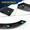 G-PLUS Rear Left Fender Flare Compatible with Jeep Cherokee 2014 2015 2016 2017 2018 2019 Wheel Opening Molding Arch Trim Black