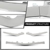 G-PLUS Front Bumper Trim Molding Fit Benz E-CLASS W212 2014-2016, Fit Benz E200 E250 E300 E300 E350 E350 E400 E400 E500 E550 500 4Matic, AMG STYLE 2014-2016