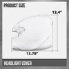 G-PLUS Headlight Lens Cover Compatible with Mini Cooper Countryman R60 2012-2016 Left & Right Pair Front Headlamp Lens Cover Clear