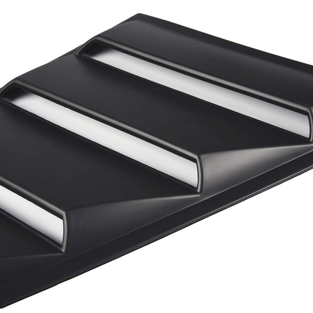 G-PLUS for 2015 2016 2017 2018 Compatible for Ford Mustang GT V6 Vents Style Quarter 1/4 Side Window Louver Scoop Cover