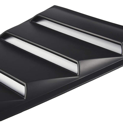 G-PLUS for 2015 2016 2017 2018 Compatible for Ford Mustang GT V6 Vents Style Quarter 1/4 Side Window Louver Scoop Cover
