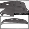 G-PLUS TPE Molded Dash Cover Brown Compatible with 1994 1995 1996 1997 Dodge Ram 1500/2500/3500
