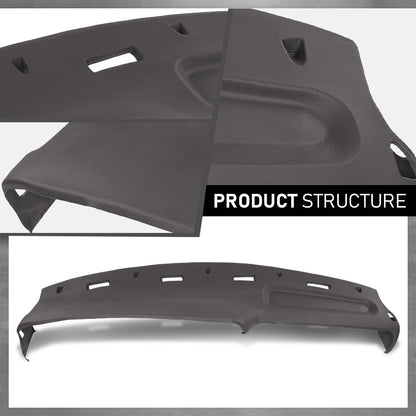 G-PLUS TPE Molded Dash Cover Brown Compatible with 1994 1995 1996 1997 Dodge Ram 1500/2500/3500