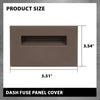 G-PLUS Dash Fuse Panel Cover Compatible with Chevy & GMC Truck 1988-1994/Fit Chevy Blazer GMC Yukon 1992-1994/Fit GMC Yukon Suburban 1992-1994 Brown
