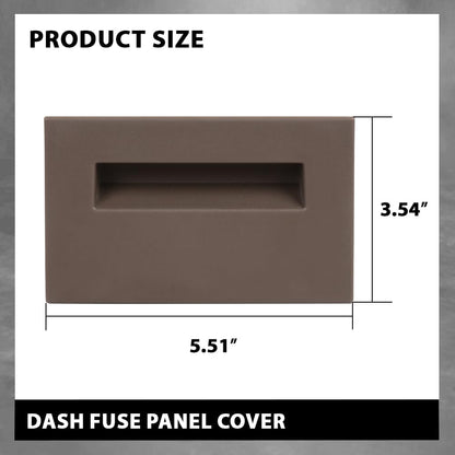 G-PLUS Dash Fuse Panel Cover Compatible with Chevy & GMC Truck 1988-1994/Fit Chevy Blazer GMC Yukon 1992-1994/Fit GMC Yukon Suburban 1992-1994 Brown