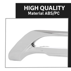 G-PLUS Front Grille Surround Trim for Benz GLK250 GLK350 2013-2015 Chrome Additional Angle