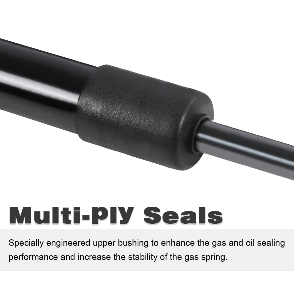 G-PLUS Racing Bonnet Hood Lift Gas Strut Shock Compatible with Honda Civic EG EK EJ EH 1992-2000 Hood Panel Bonnet Gas Struts Black