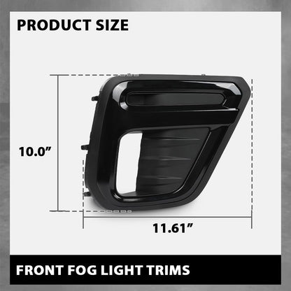 G-PLUS Front Fog Light Cover Bezel Trims, Compatible with Subaru Forester 2019, LH Driver & RH Passenger Side 2PCS, 57731SJ140, 57731SJ150