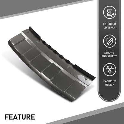 G-PLUS Black Front Bumper Tow Hook Cover Spoiler Skid Plate Compatible with Range Rover L405 2013-2017