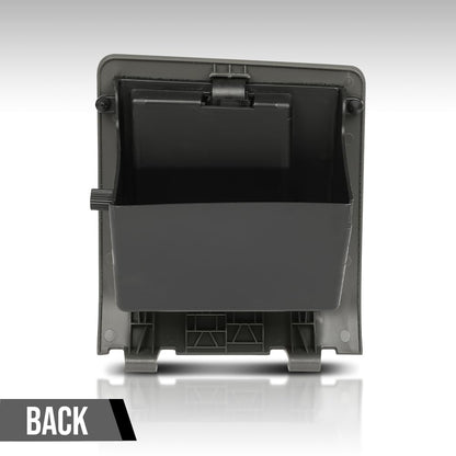 G-PLUS Dash Knee Center Glove Storage Box Cubby Compatible with Ford F250 F350 Super Duty 2005-2007 Dark Gray