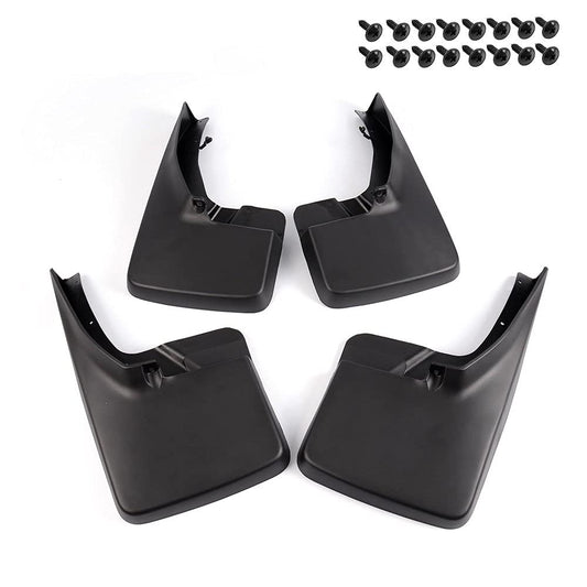 G-PLUS Front & Rear Mud Flaps Splash Guard Wheel Mudguards Kit Compatible with 2009-2018 Dodge Ram 1500 2500 3500 Black