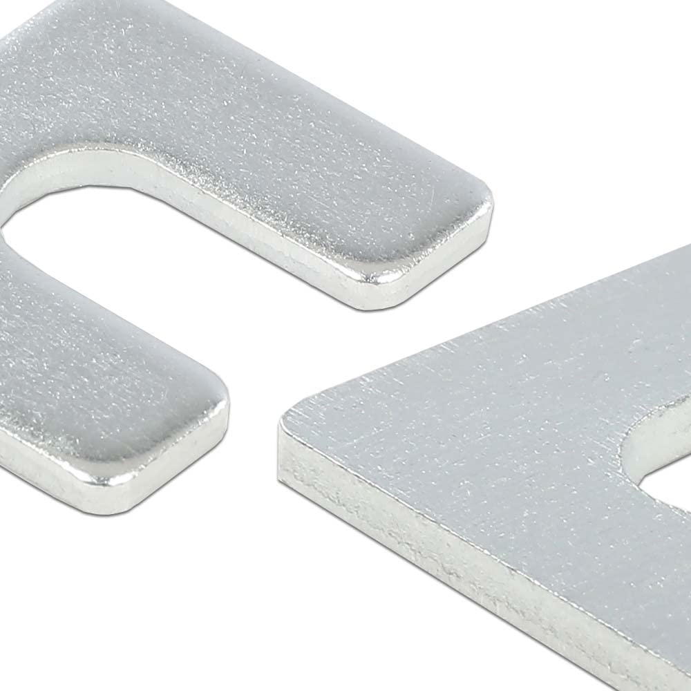 G-PLUS Fender Alignment Shims- 1/16" & 1/8" Thick- 3/8" Slot- 24 shims- #397T Compatible with GM Body