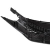 G-PLUS Front Upper Bumper Mesh Grille Compatible with Honda Civic 10th GEN 2016 2017 2018 Honeycomb Style ABS Plastic Hood Grill + Eye Lid Replacement Glossy Black
