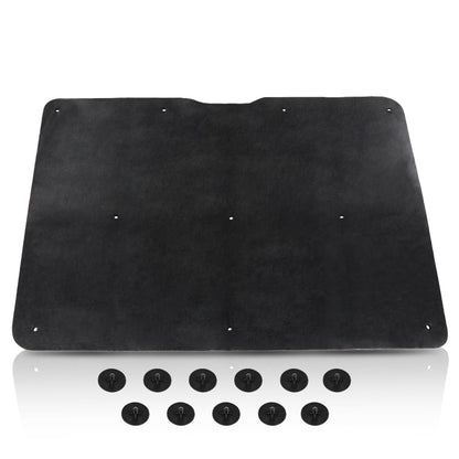 G-PLUS Black Under Hood Insulation Pad 1/2" Clips Compatible with Buick Regal 1981 1982 1983 1984 1985 1986 1987