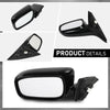 G-PLUS Power Mirror Left Driver Side Compatible with Honda Accord Sedan 4-Door 2003-2007 Manual Folding 3-Pin HO1320152 76250SDAA13ZA Glossy Black