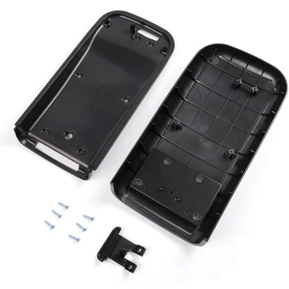 G-PLUS Center Console Lid w/Latch & Screws Compatible with Chevy Trailblazer GMC Envoy 2002-2009/ Fit Oldsmobile Bravada 2002-2004#25998847, 88986007, GM88986007 Black Armrest Cover Accessories