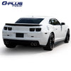 G-PLUS Tail Light Bezel Covers Kit Compatible with 2010-2013 Chevy Camaro LT LS SS,Glossy Black Set of 4