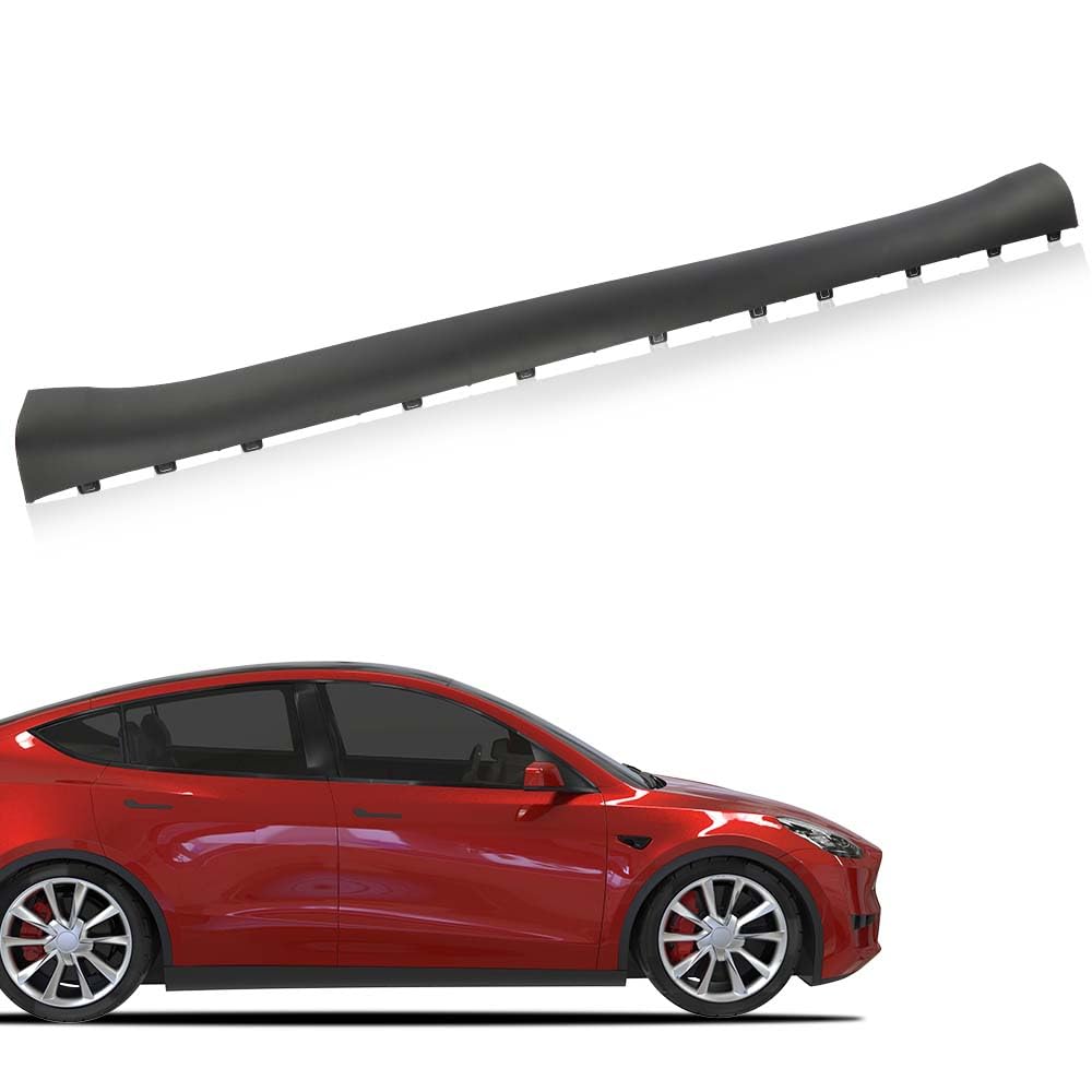 G-PLUS Side Skirt Rocker Panel Molding Right Passenger Compatible with Tesla Model Y 2020 2021 2022 2023 1497740-00-B