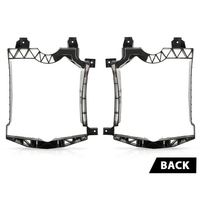 G-PLUS Black Pair Radiator Core Support Rear Deflector Left Right Compatible with Land Rover Range Rover 2013-2022,Fit Land Rover Range Rover Sport 2014-2022,Fit Land Rover Discovery 5 2017-2023