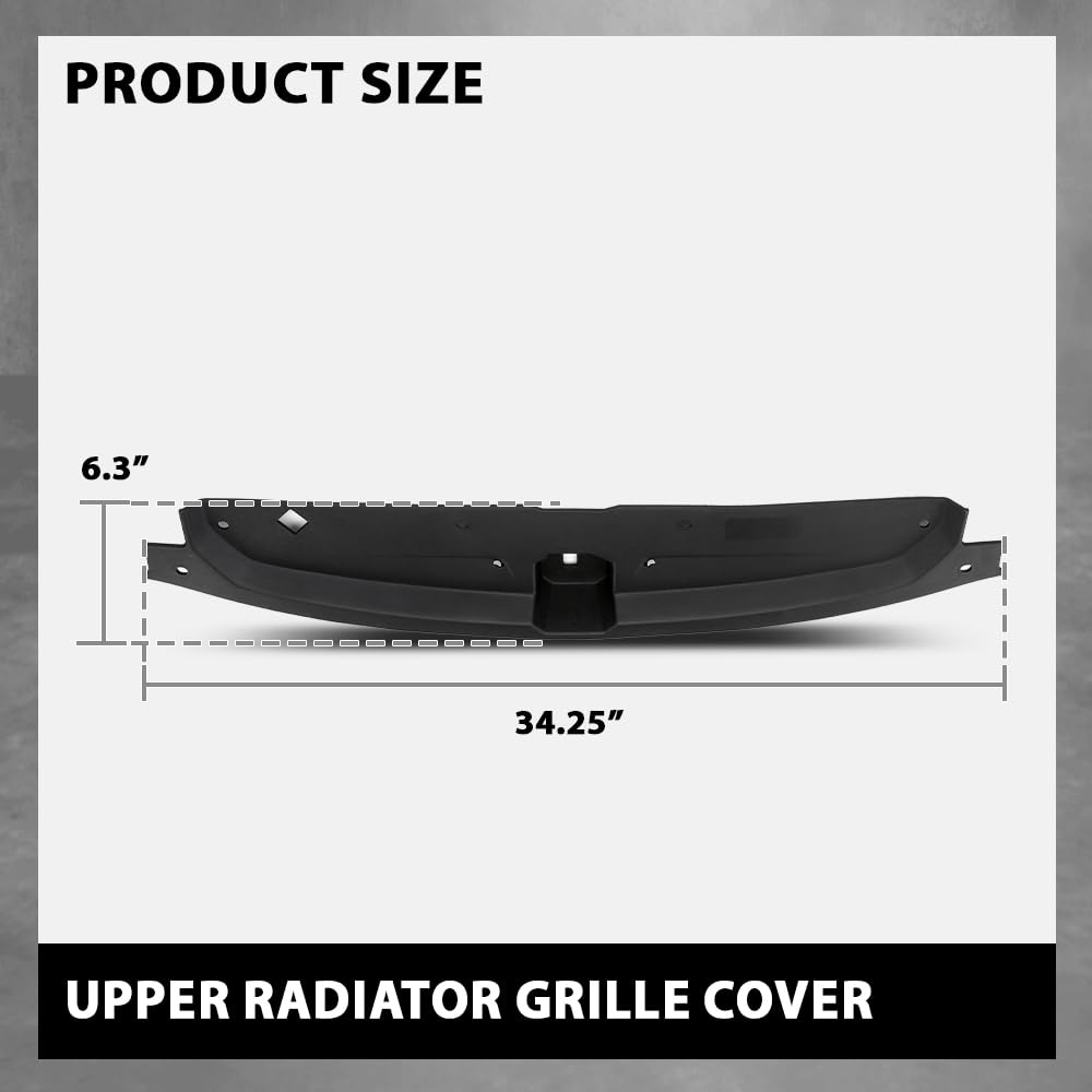 G-PLUS Radiator Grille Upper Cover Compatible with Kia Sportage 2.0L 2.4L 2017-2019 86361D9000, 86361-D9000