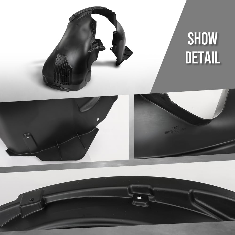 G-PLUS Front Right Splash Shield Compatible with Volvo XC60 2018-2023 32372422 Black