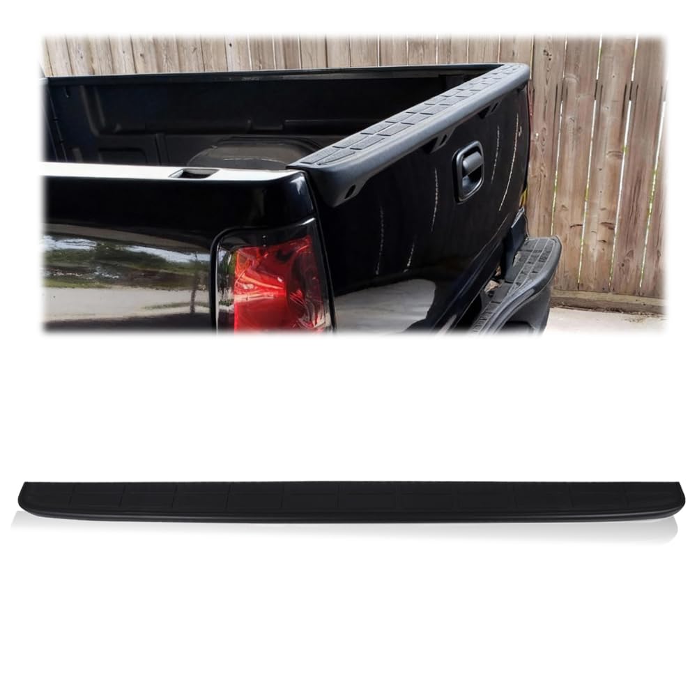 G-PLUS Tailgate Cap Top Protector Cover Molding Trim Compatible with 2003-2006 Chevy Silverado 1500/2007 Silverado 1500 Classic Replacement for GM1909104, 15932249