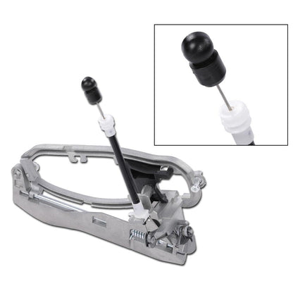 G-PLUS Door Handle Carrier Compatible with BMW X5 E53 2000-2006 All Engine Sport Utility Outside Front Left Driver Side 51218243615, BM1310104, ATPA1214138001, MRT671REPB462102