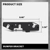 G-PLUS Front Right Side Bumper Bracket Retainer Compatible with Ford Edge (submodel: SE, SEL, Sport, Titanium) 2015-2018 FT4Z17C947A, FO1033108 Black PP