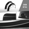 G-PLUS Fender Flares Wide Body Kit Wheel Arches Protector Cover Compatible with Honda Civic Accord Black 4Pcs