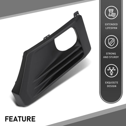 G-PLUS Front Left Fog Light Bezel Black Compatible with Toyota RAV4 Adventure/TRD Off-Road 2019-2023 521280R170, TO1038226