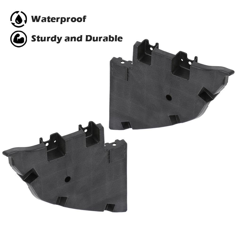 G-PLUS Bumper Filler Compatible with GMC Yukon 2015-2020/ Fit Yukon XL 2015-2020 Front Driver and Passenger Side Bumper Trims Molding Step Pads 22936429 GM1089185 22936428 GM1088185