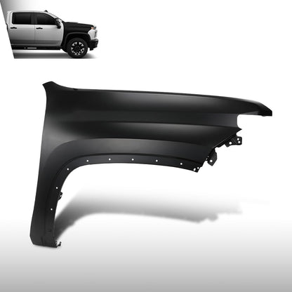 G-PLUS Front Fender Passenger Right Side Compatible with Chevy Silverado 2500 HD 3500 HD 2020-2023 84581167, GM1241424 Black