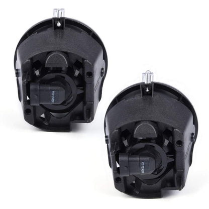 G-PLUS Front Bumper Fog Lights w/Bulb Compatible with Jeep Grand Cherokee 2005 2006 2007 2008 2009 2010/Fit Jeep Commander 2006-2010 CH2592138 CH2592138 4805859AA(Clear Lens)