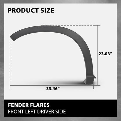 G-PLUS Front Left Fender Flare Compatible with Subaru Forester 2019 2020 2021 Wheel Arch Molding 91112SJ210, SU1290102