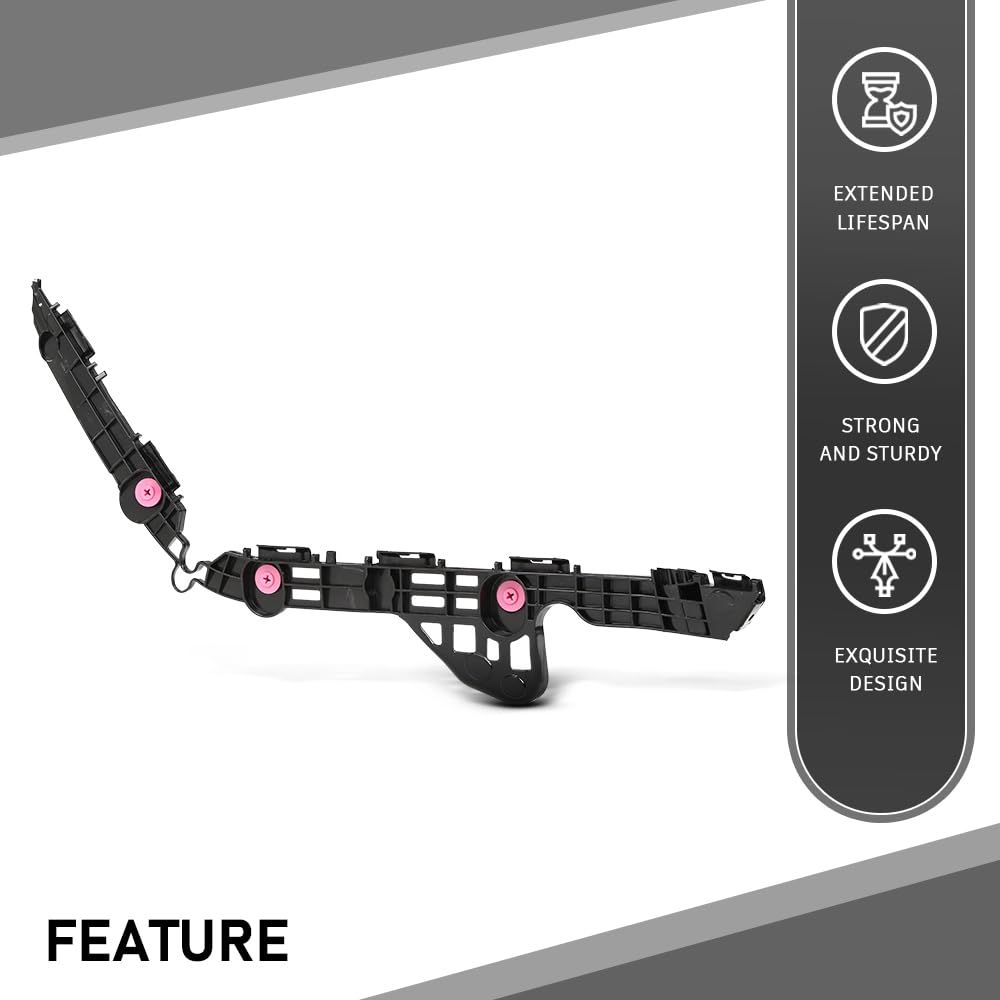G-PLUS Rear Right Bumper Brackets Support, Compatible with Toyota Camry 2018-2024, Passenger Side, 5257506160, TO1133128