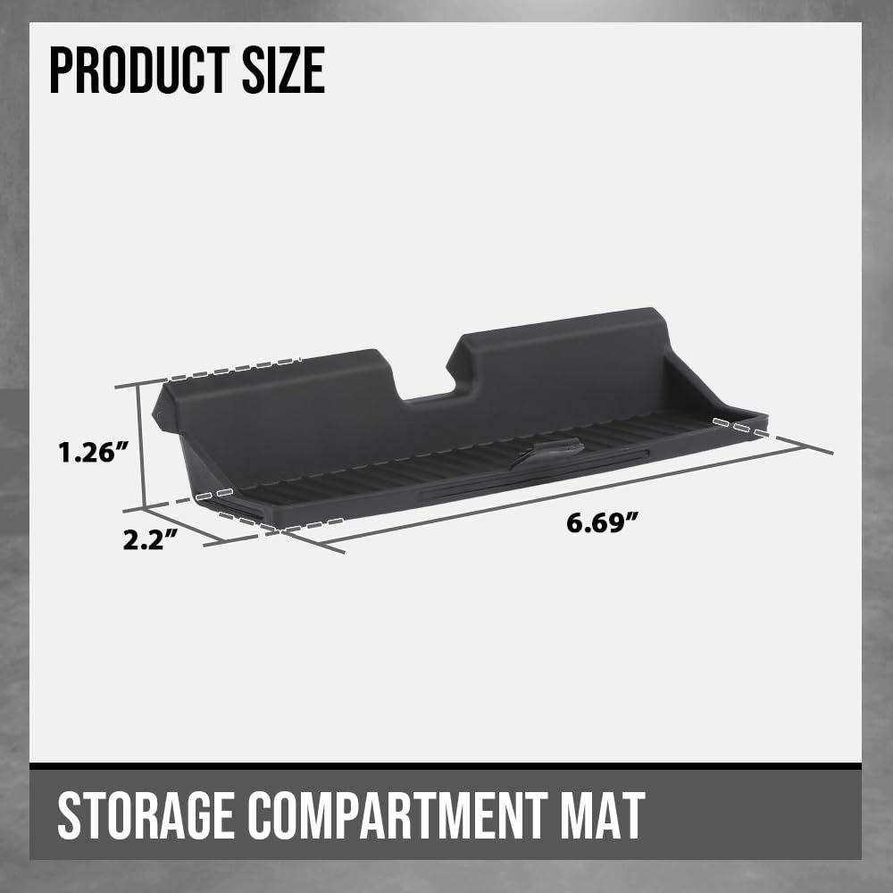 G-PLUS Storage Compartment Mat Compatible with Ford Expedition 2018 2019 2020 2021 JL1Z78045G34BB Black