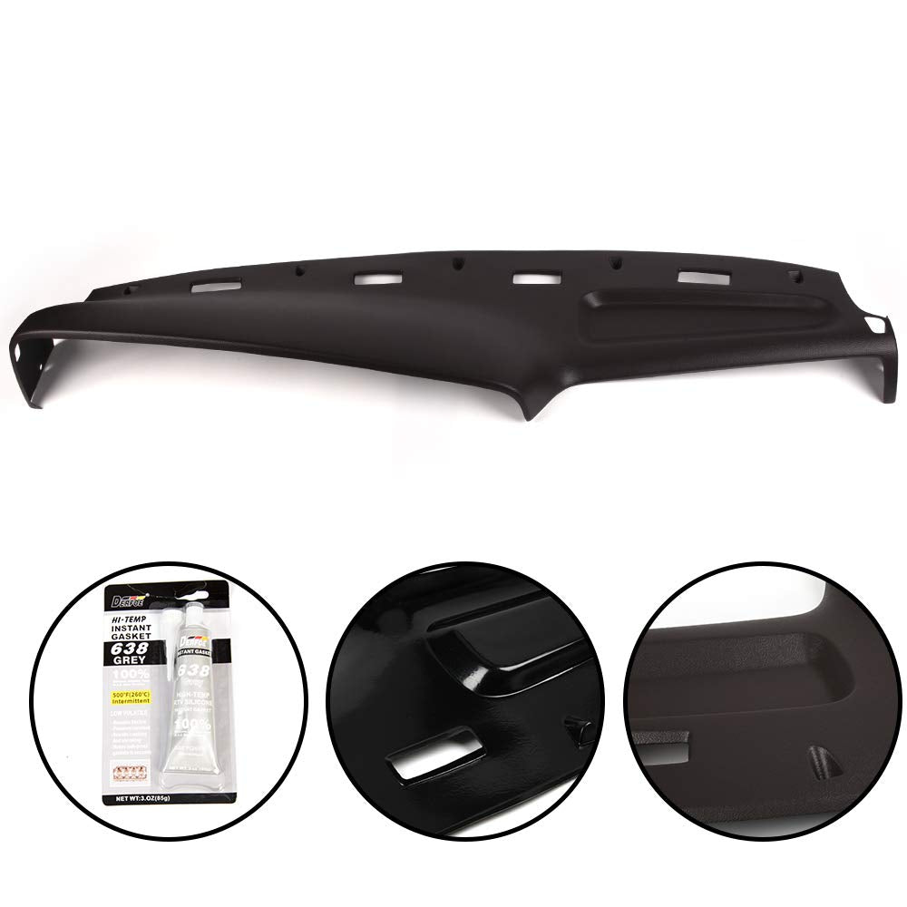 G-PLUS TPE Molded Dash Cover Brown Compatible with 1994 1995 1996 1997 Dodge Ram 1500/2500/3500