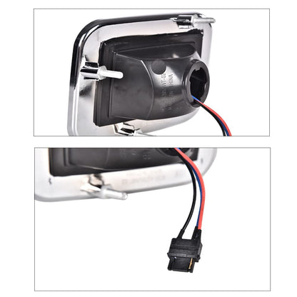 G-PLUS LED Front Park Signal Lamp Compatible with 2003-2009 Hummer H2 Left Right LED Corner Signal Lights Parking Lamps Turn Signal Marker Light Front Fender Replacement 2pcs 15060529