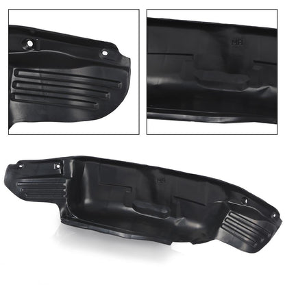 G-PLUS Rear Wheel Well Liner Guards Kit Compatible with Ford F150 Pickup Truck 2021, Rear Fender Mud Flaps Left & Right, ML3Z9927886A, Black