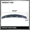 G-PLUS Upper Dashboard Panel Plastic Compatible with Dodge Ram 1500 2002-2005,Compatible with Dodge Ram 2500 3500 2003-2005 5GT31XDVAA, 5GT31XDVAB, 5GT31XDVAC, 926-121 Dash Cover