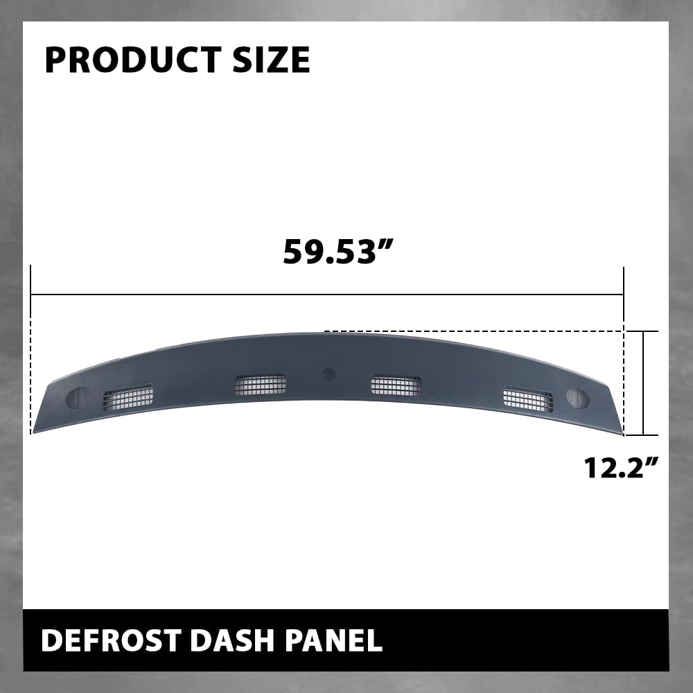 G-PLUS Upper Dashboard Panel Plastic Compatible with Dodge Ram 1500 2002-2005,Compatible with Dodge Ram 2500 3500 2003-2005 5GT31XDVAA, 5GT31XDVAB, 5GT31XDVAC, 926-121 Dash Cover