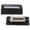 G-PLUS Nylon 30 Fiberglass Black Distribution Box 12 Terminal Ground Power Distribution Junction Block Kit 12V 100A