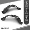 G-PLUS Pair Front Fender Liners Inner Assembly, Compatible with Toyota Highlander 2008-2010, Left Driver & Right Passenger Side 2PCS, TO1248150C, TO1249150C